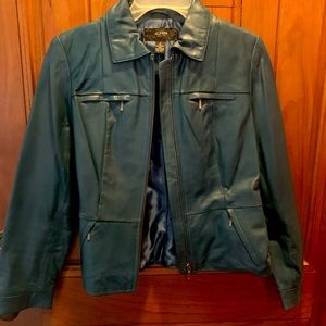 Gorgeous Alfani leather jacket.